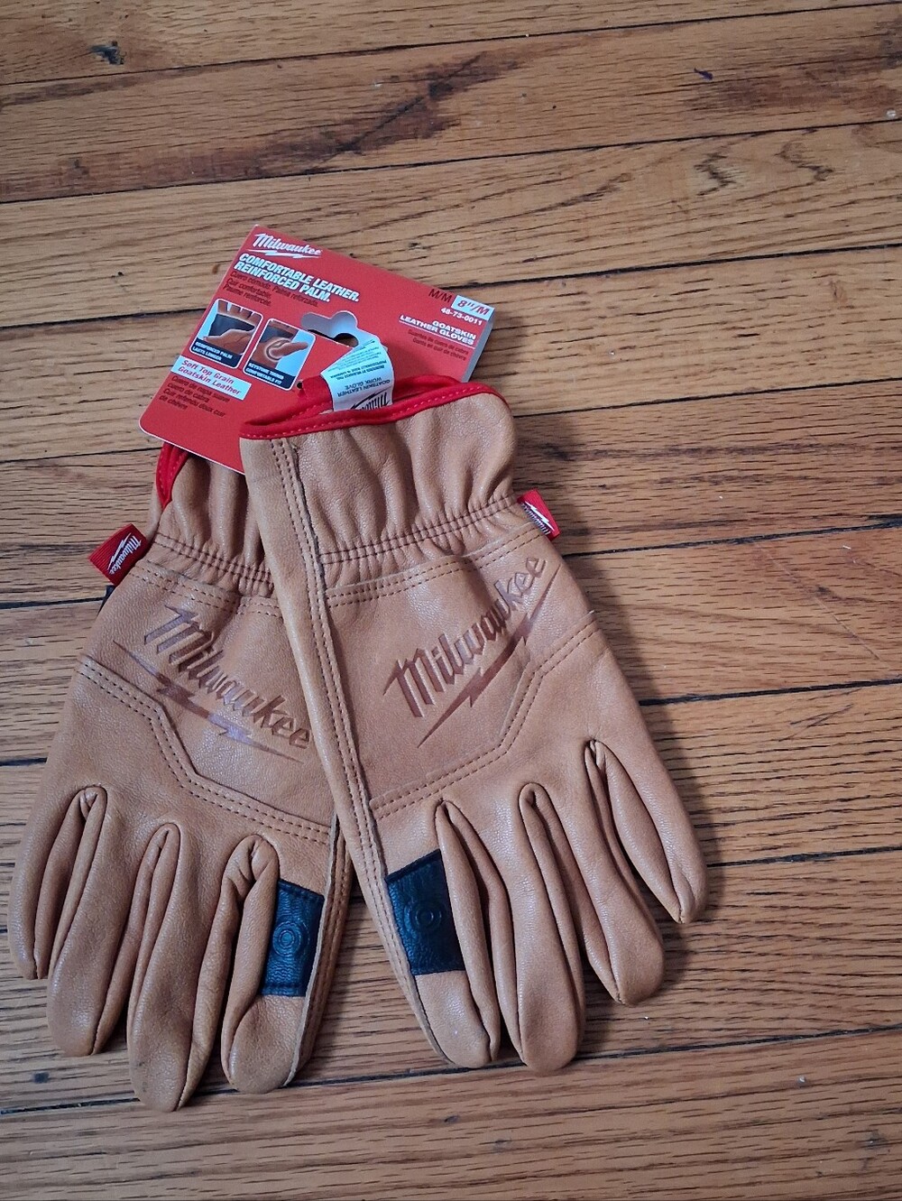 Milwaukee Tool 48-73-0011 Goatskin Leather Gloves. Size M/8". Brand New